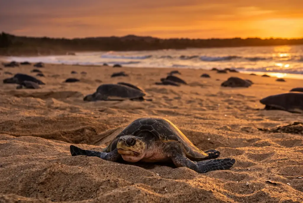 Anidación y Nacimiento de Tortugas Marinas
